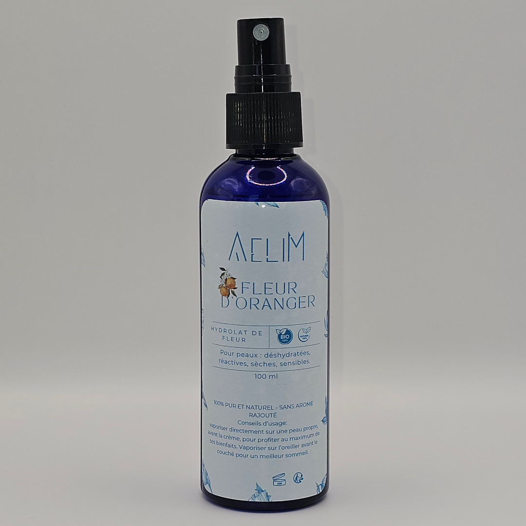 eau de fleur d'oranger sans arome artificiel bio