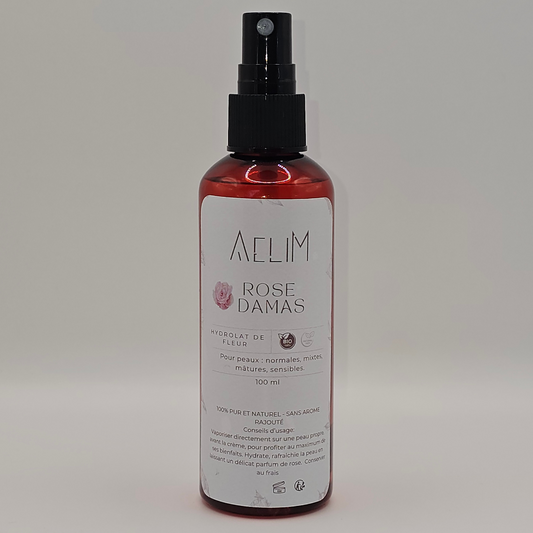 Hydrolat de Rose de Damas Bio – 100 ml