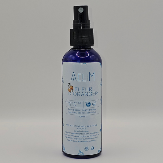 eau de fleur d'oranger sans arome artificiel bio